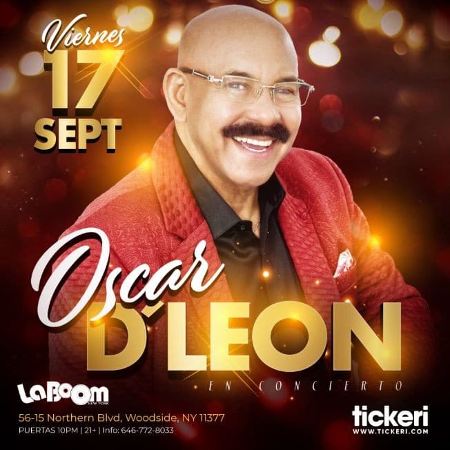 Event - OSCAR D' LEON EN NEW YORK - Woodside, New York - September 17, 2021 | concert tickets