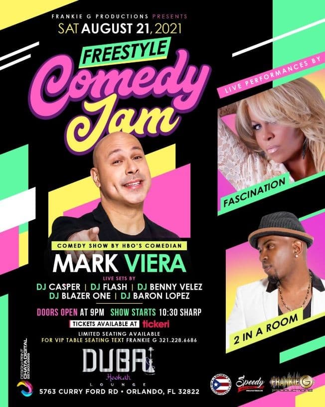 Event - Freestyle Comedy Jam - Orlando, Florida - August 21, 2021 | concert tickets