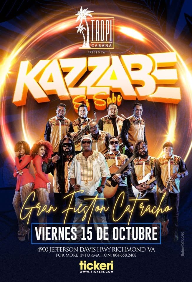 Event - KAZZABE SI SABE, GRAN FIESTON  CATRACHO EN VIVO ! RICHMOND VIRGINIA - Richmond, Virginia - October 15, 2021 | concert tickets