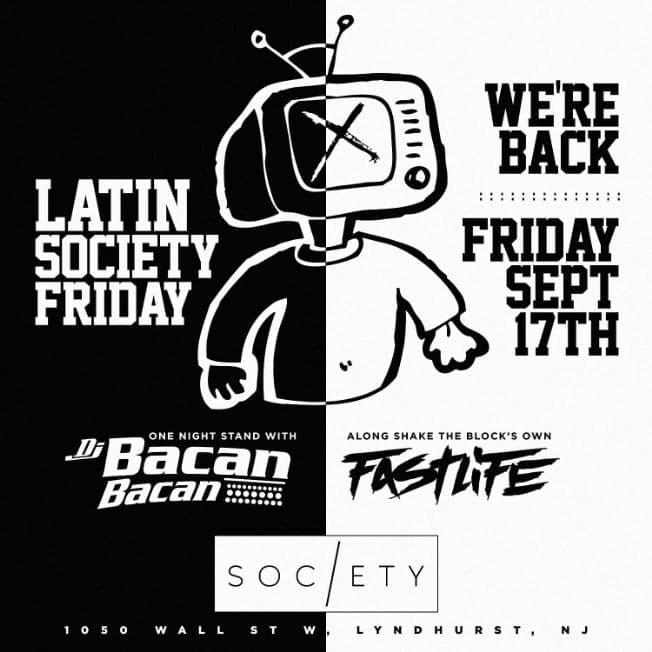 Event - Grand Opening Of Latin Society Fridays At Society - Lyndhurst, New Jersey - September 17, 2021 | concert tickets