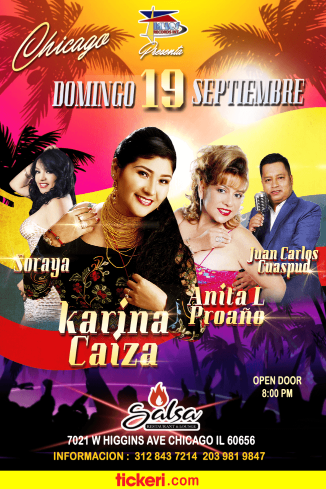 Event - LOS IDOLOS DEL ECUADOR  EN CONCIERTO EN CHICAGO - Chicago, Illinois - 19 de septiembre de 2021 | concert tickets