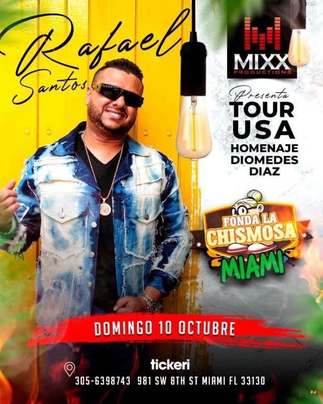 Event - RAFAEL SANTOS EN VIVO ! MIAMI FLORIDA - Miami, Florida - October 10, 2021 | concert tickets