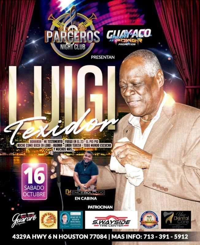 Event - Luigi Texidor - Houston, Texas - October 16, 2021 | concert tickets