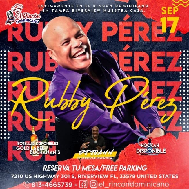 Event - RUBBY PEREZ INTIMAMENTE - RIVERVIEW, Florida - September 17, 2021 | concert tickets