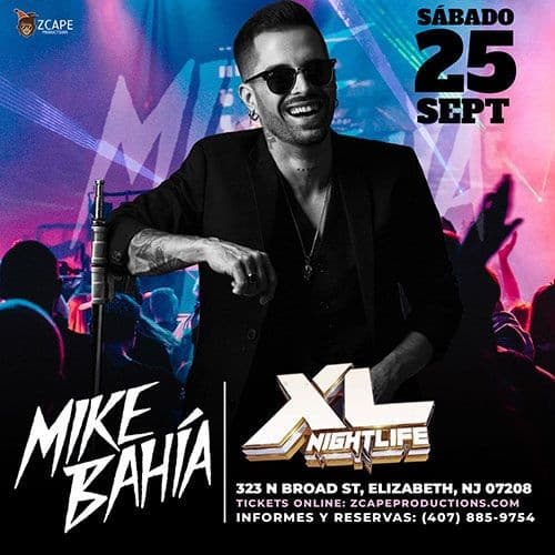 Event - MIKE BAHIA EN NEW JERSEY - Elizabeth, New Jersey - September 25, 2021 | concert tickets