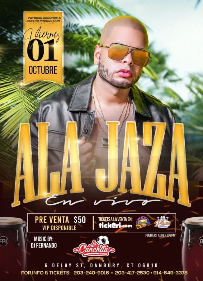 Event - Ala jaza En Vivo DANBURY CT - Danbury, Connecticut - October 1, 2021 | concert tickets