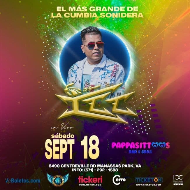 Event - EL GRUPO ICC EN CONCIERTO ! MANASSAS PARK VIRGINIA - Manassas Park, Virginia - 18 de septiembre de 2021 | concert tickets