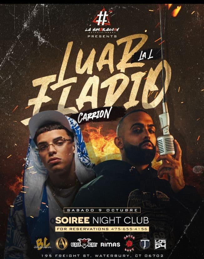 Event - Eladio Carrion & Luar La L en Waterbury CT - WaterBury, Connecticut - October 9, 2021 | concert tickets