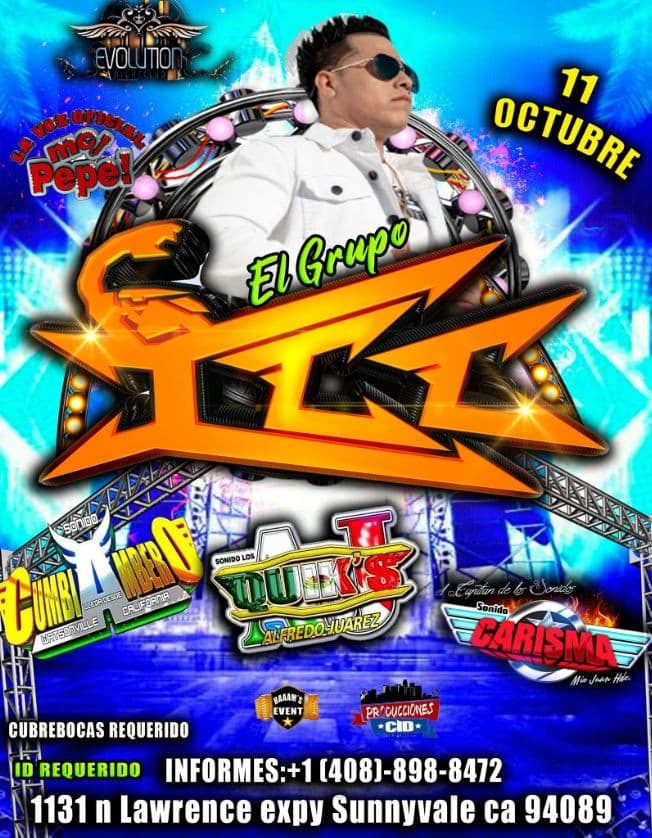 Event - GRUPO ICC EN CONCIERTO - SONIDO CUMBIAMBERO - SONIDO QUICKS - SONIDO CARISMA - SUNNYVALE CALIFORNIA - Sunnyvale, California - October 11, 2021 | concert tickets