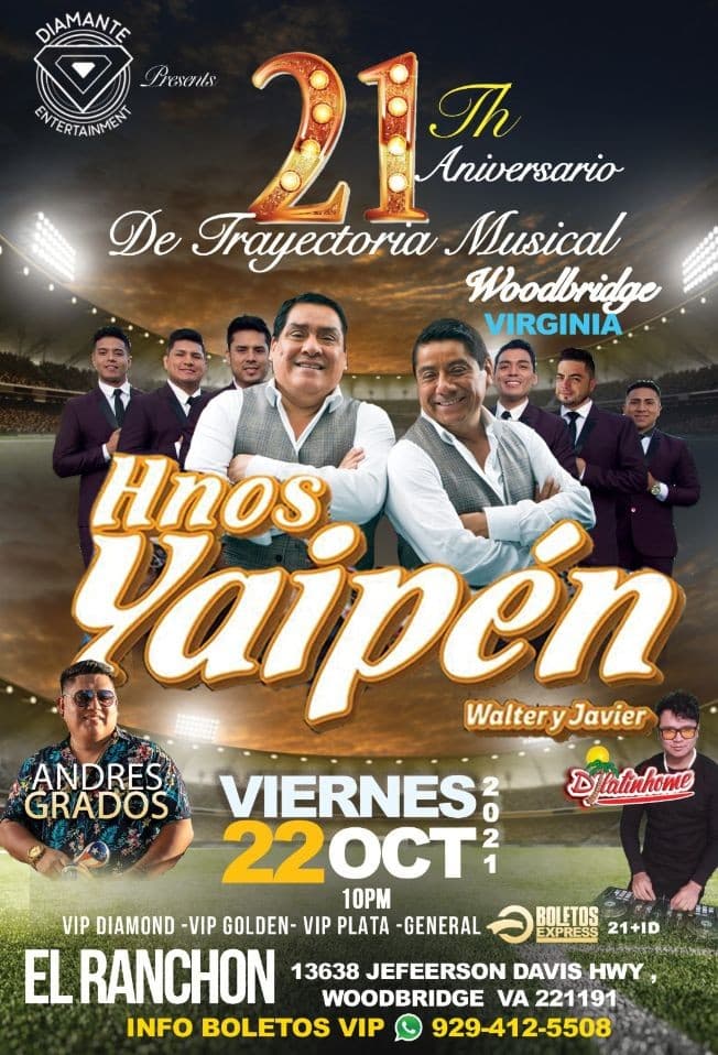 Event - El Ranchon Woodbridge VA - Woodbridge, Virginia - October 22, 2021 | concert tickets