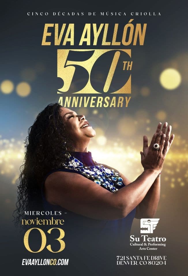 Event - Eva Ayllon 50 Aniversario en Denver, Co - Denver, Colorado - November 3, 2021 | concert tickets