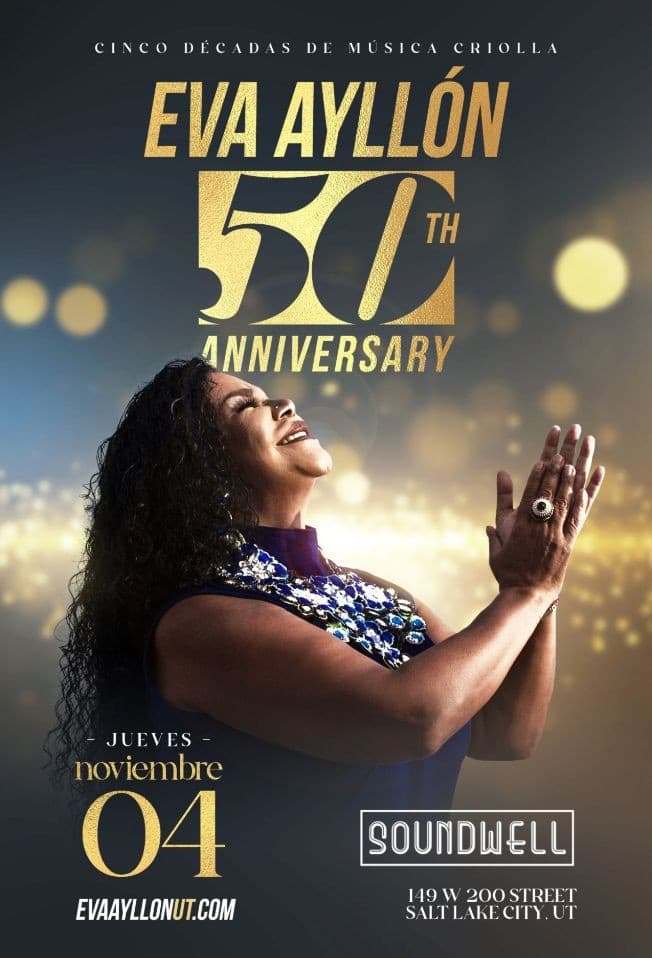 Event - Eva Ayllon 50 Aniversario en Salt Lake City, Ut - Salt Lake City, Utah - November 4, 2021 | concert tickets