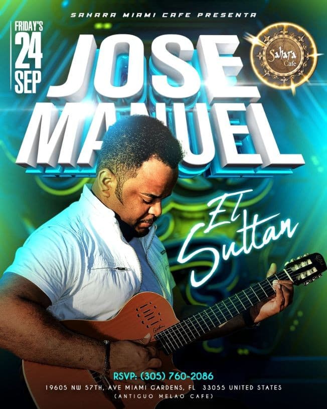 Event - Jose Manuel el Sultan en Vivo ! MIAMI GARDENS FLORIDA - Miami Gardens, Florida - September 24, 2021 | concert tickets