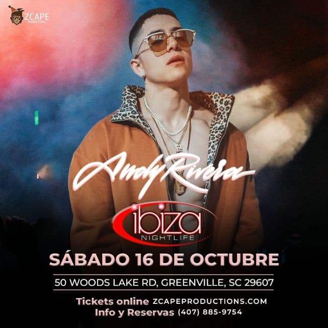 Event - ANDY RIVERA EN GREENVILLE - Greenville, South Carolina - October 16, 2021 | concert tickets