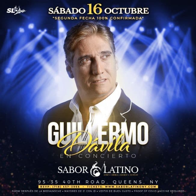 Event - Guillermo Dávila - Queens, New York - October 16, 2021 | concert tickets