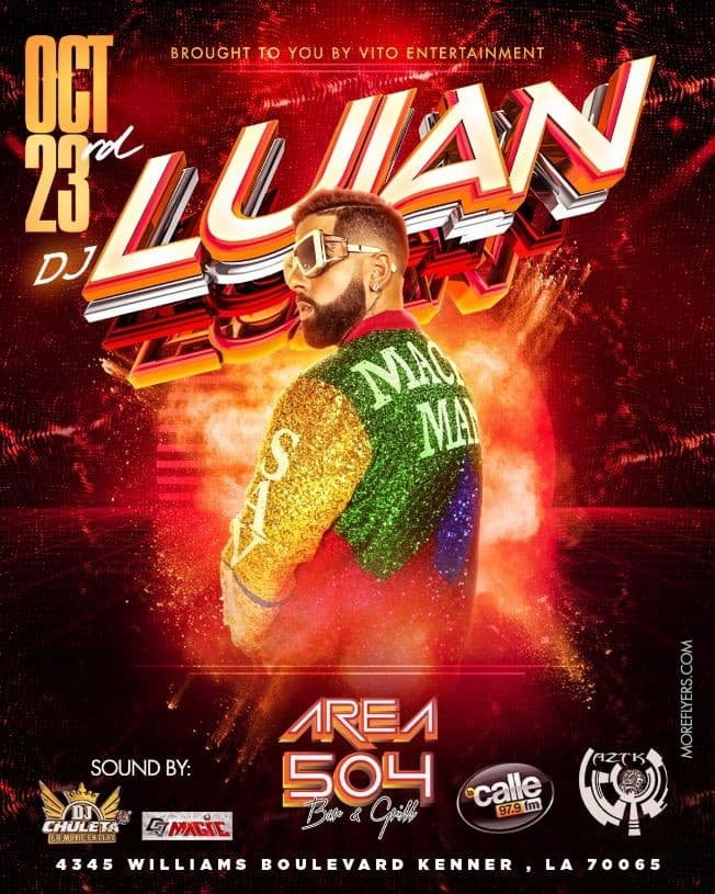 Event - Dj Luian en Vivo ! KENNER LOUISIANA - Kenner, Louisiana - October 23, 2021 | concert tickets