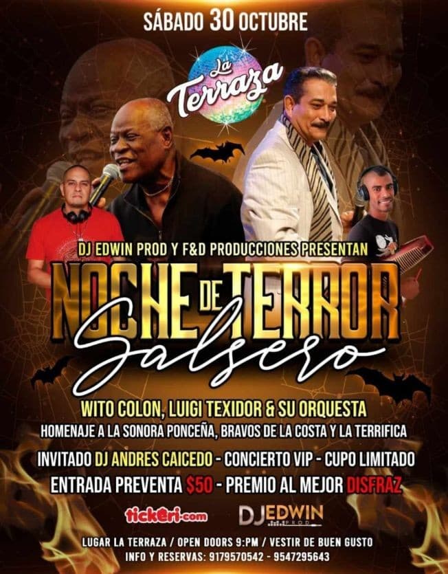 Event - Luigi Texidor Y Wito Colon En Vivo - Pompano, Florida - 30 de octubre de 2021 | concert tickets