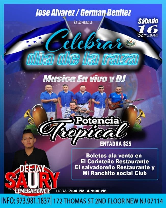 Event - POTENCIA TROPICAL EN VIVO ! NEWARK NEW JERSEY - Newark, New Jersey - October 16, 2021 | concert tickets