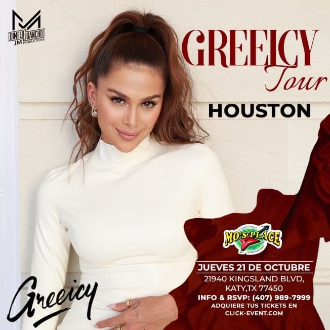 Event - GREEICY - Greeicy Tour en Vivo ! KATY TEXAS - Katy, Texas - October 21, 2021 | concert tickets