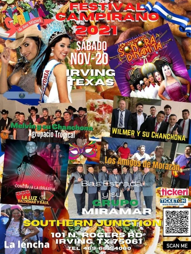 Event - CARNAVAL DE SAN MIGUEL Y FESTIVAL CAMPIRANO IRVING. - Irving, Texas - November 20, 2021 | concert tickets