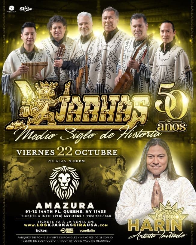 Event - KJARKAS 50 AÑOS, MEDIO SIGLO DE HISTORIA ! QUEENS NY - Queens, New York - October 22, 2021 | concert tickets