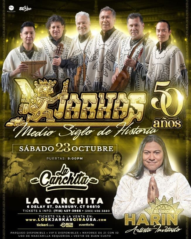 Event - KJARKAS 50 AÑOS, MEDIO SIGLO DE HISTORIA ! DANBURY CT - Danbury, Connecticut - October 23, 2021 | concert tickets