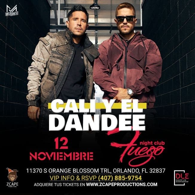 Event - CALI Y EL DANDEE EN ORLANDO EN CONCIERTO - CANCELLED - Orlando, Florida - November 12, 2021 | concert tickets