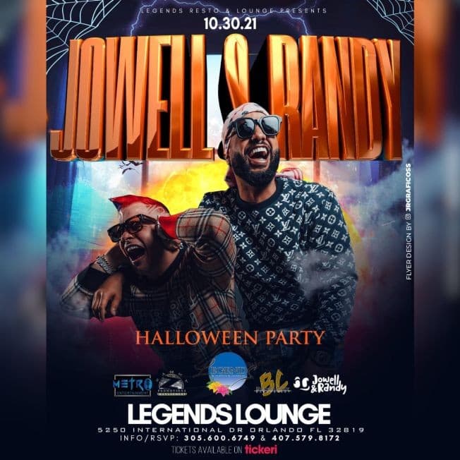 Event - JOWELL & RANDY! "HALLOW PARTY" - TICKETS NOW SALE AT DOOR / BOLETOS AHORA A LA VENTA EN LA PUERTA! - Orlando, Florida - October 30, 2021 | concert tickets