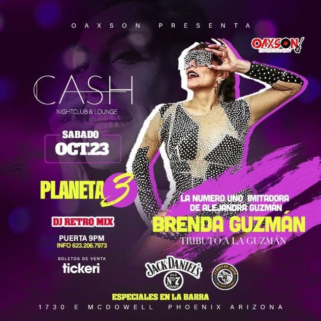 Event - BRENDA GUZMAN - #1 IMITADORA DE ALEJANDRA GUZMAN - PHOENIX ARIZONA - Phoenix, Arizona - October 23, 2021 | concert tickets