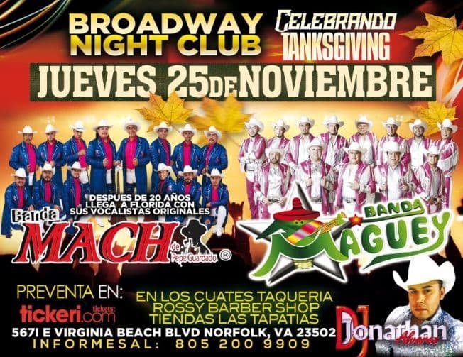 Event - BANDA MACH DE PEPE GUARDADO, BANDA MAGUEY EN VIVO ! NORFOLK VIRGINIA - Norfolk, Virginia - November 25, 2021 | concert tickets