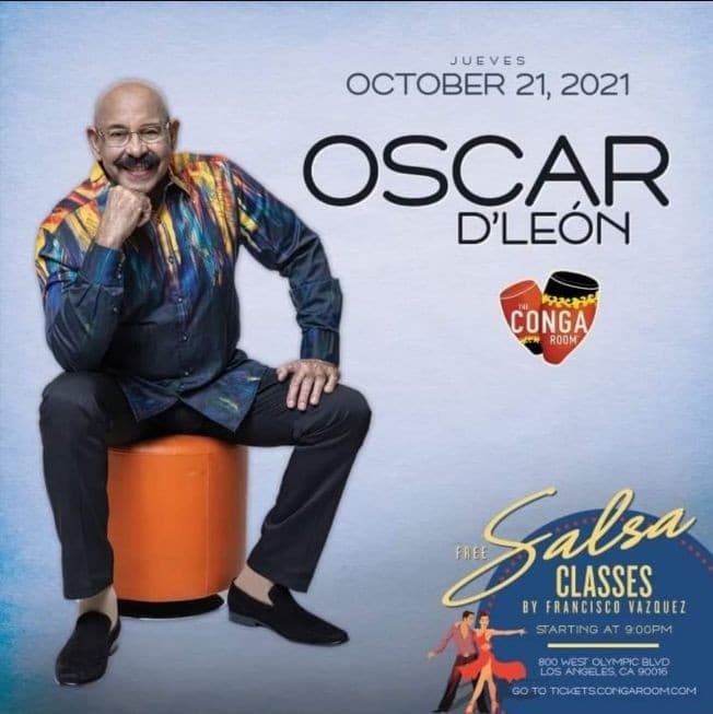 Event - OSCAR D" LEON EN CONCIERTO - LOS ANGELES CALIFORNIA - Los Angeles, California - October 21, 2021 | concert tickets