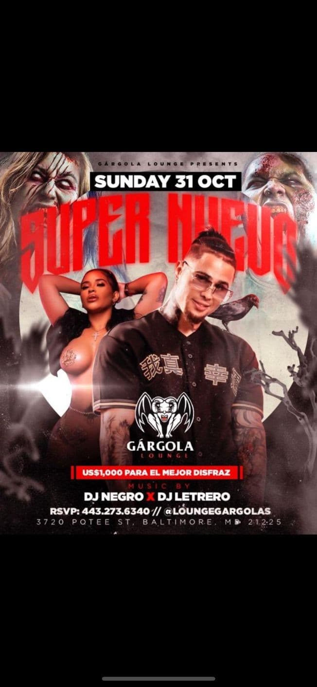 Event - EL SUPER NUEVO EN CONCIERTO 31 DE OCTUBRE ! BALTIMORE MD. - Baltimore, Maryland - October 31, 2021 | concert tickets