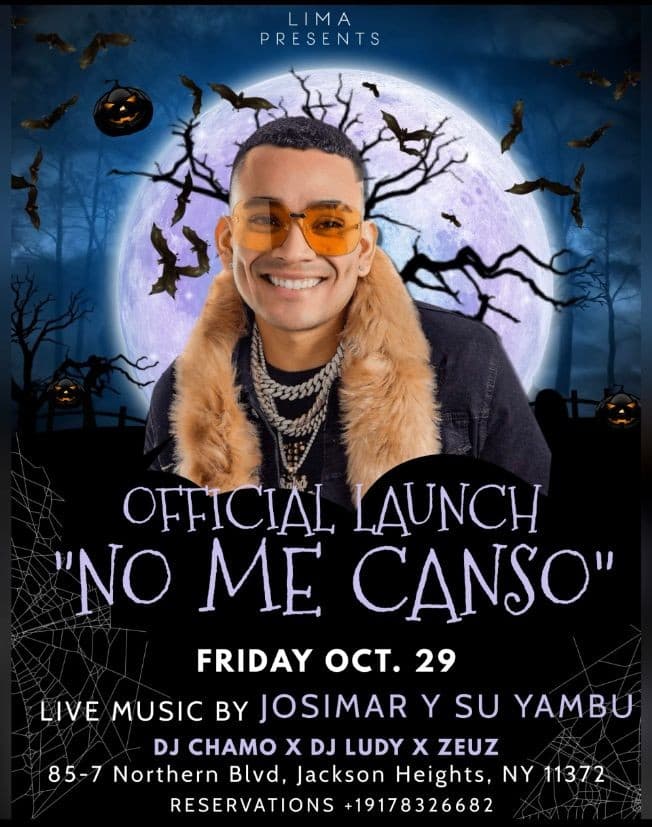 Event - Josimar y su Yambú en Vivo ! QUEENS NY. Josi mar aqui en Lima! - Jackson Heights, New York - October 29, 2021 | concert tickets