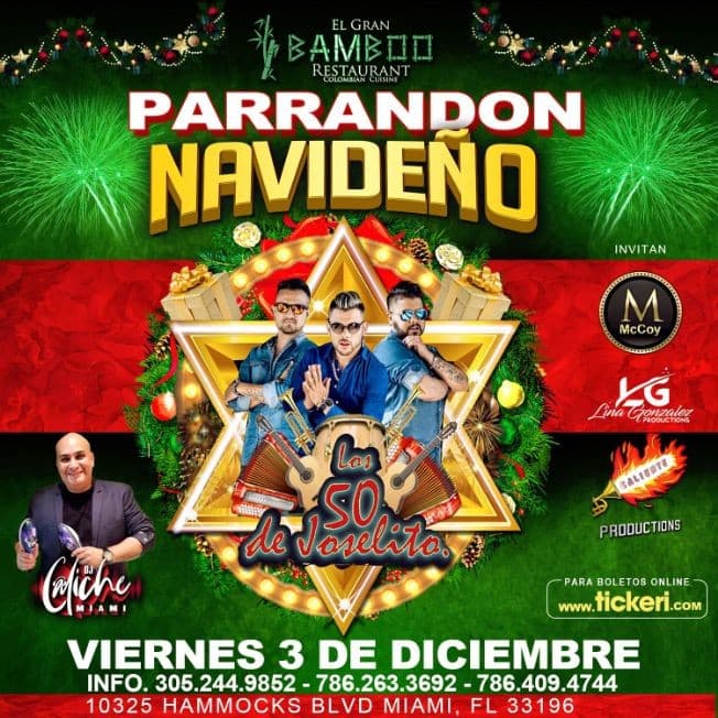 Event - LOS 50 DE JOSELITO EN VIVO ! MIAMI FLORIDA - Miami, Florida - December 3, 2021 | concert tickets