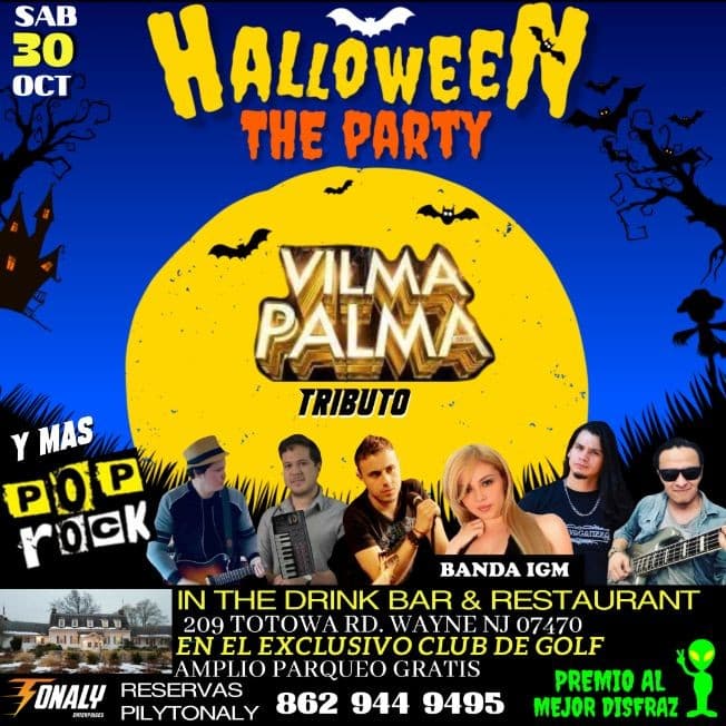 Event - Halloween The Party en Vivo ! WAYNE NJ. - Wayne, New Jersey - October 30, 2021 | concert tickets
