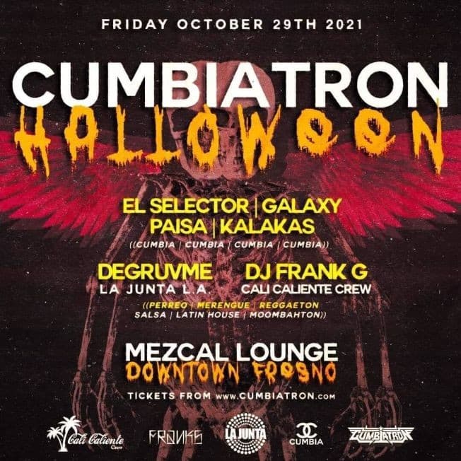 Event - CUMBIATRON HALLOWEEN ! FRESNO CALIFORNIA - Fresno, California - October 29, 2021 | concert tickets