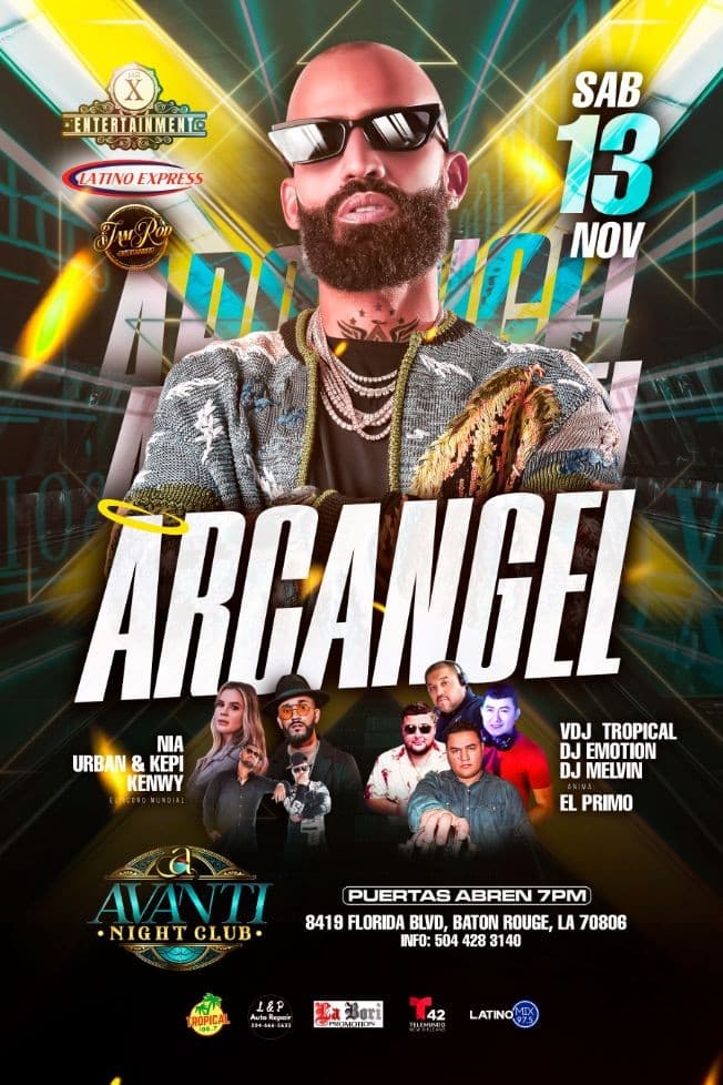 Event - Arcangel La Maravilla en Concierto - Baton Rouge, Louisiana - November 13, 2021 | concert tickets