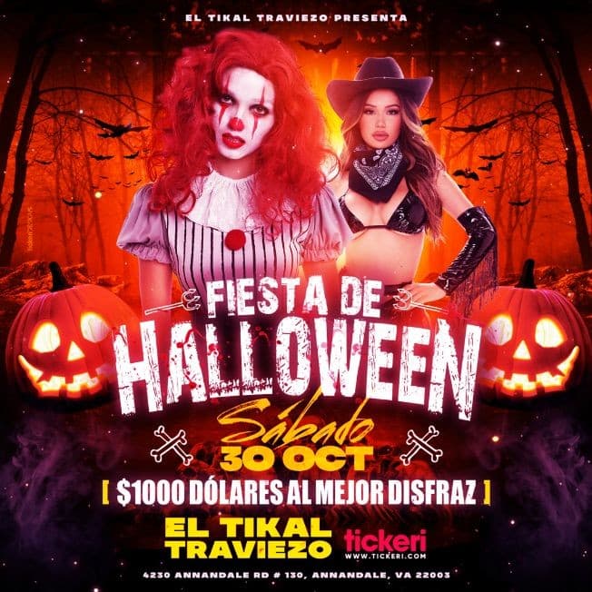 Event - GRAN FIESTA DE HALLOWEEN ! ANNANDALE VIRGINIA - Annandale, Virginia - October 30, 2021 | concert tickets