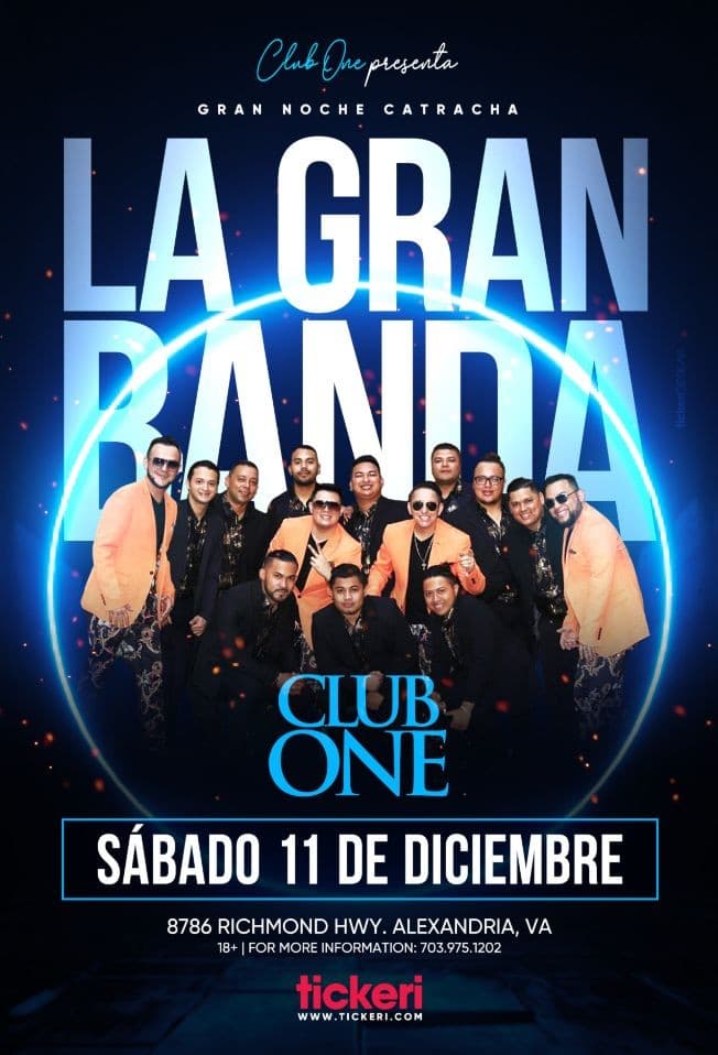 Event - LA GRAN BANDA EN CONCIERTO ! ALEXANDRIA VIRGINIA - Alexandria, Virginia - December 11, 2021 | concert tickets