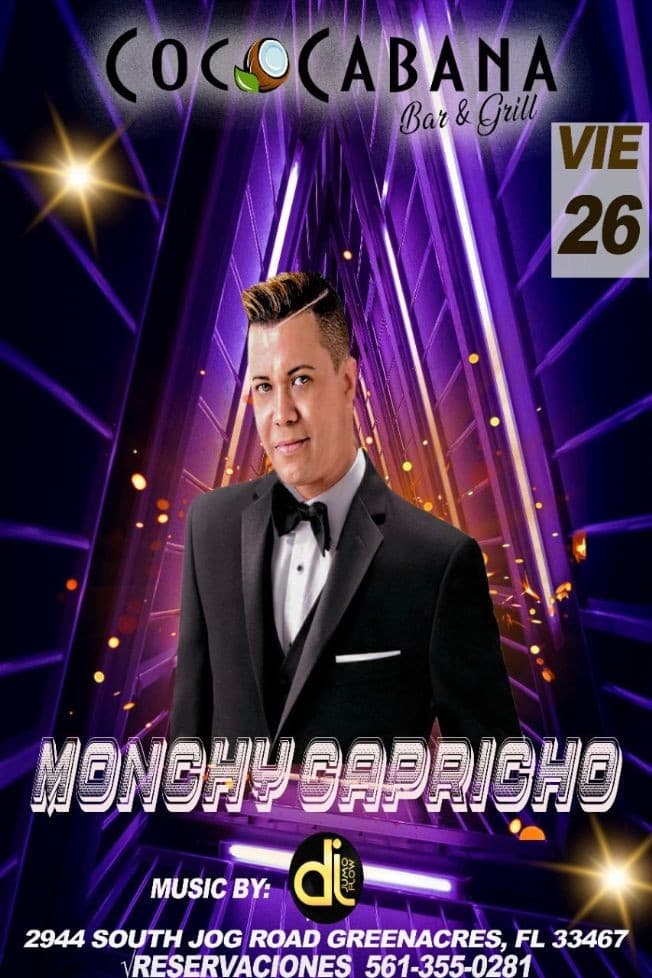 Event - Monchy Capricho y Orquesta en Vivo ! GREENACRES FL. - Greenacres, Florida - November 26, 2021 | concert tickets