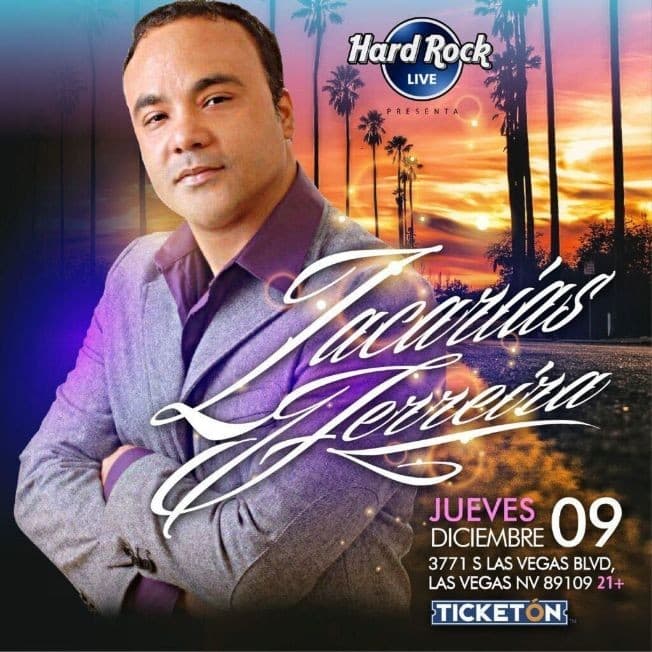 Event - ZACARIAS FERREIRA EN VIVO ! LAS VEGAS NEVADA - Las Vegas, Nevada - December 9, 2021 | concert tickets