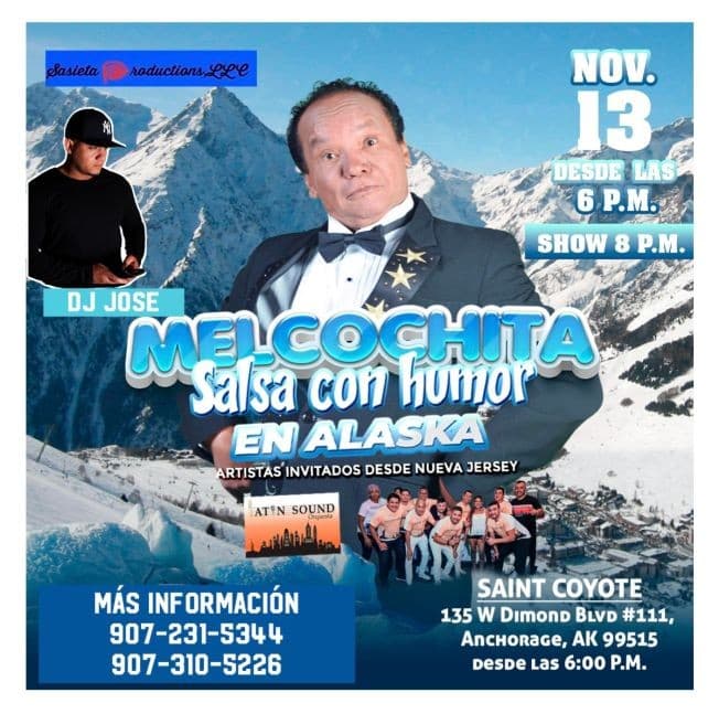 Event - Melcochita Salsa con Humor en Alaska 2021 - Anchorage, Arkansas - 13 de noviembre de 2021 | concert tickets