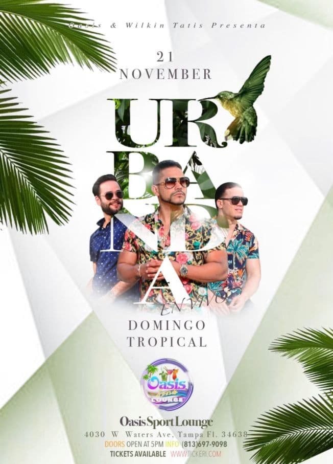 Event - Urbanda Live ! TAMPA FL. - Tampa, Florida - November 21, 2021 | concert tickets