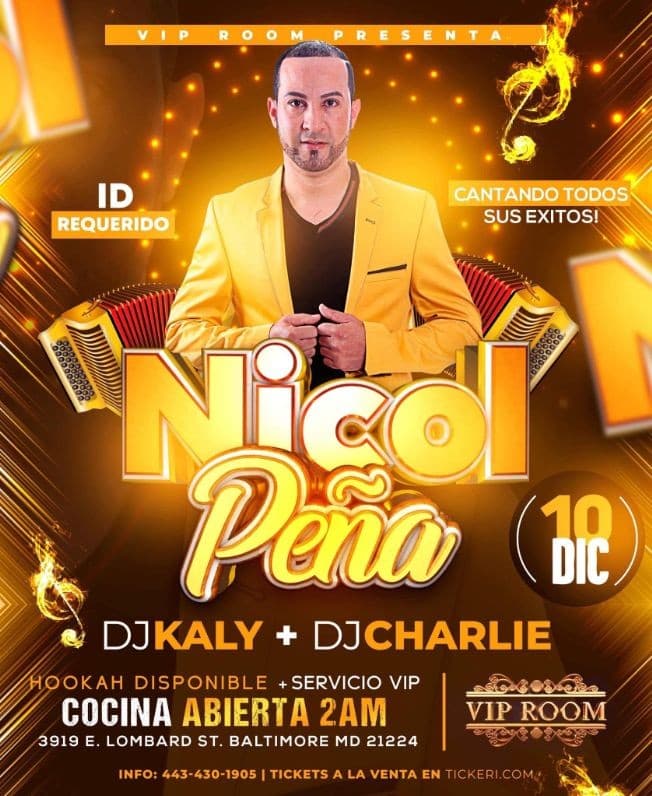 Event - Merengue Típico del Bueno EN VIVO ! BALTIMORE MD. - Baltimore, Maryland - December 10, 2021 | concert tickets