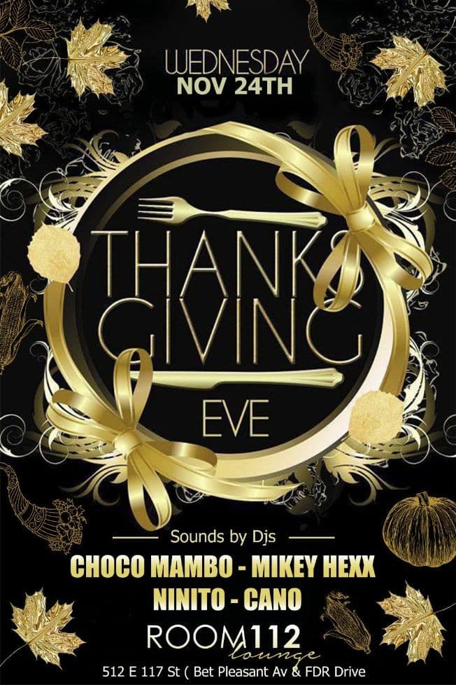 Event - Thanksgiving Eve 2021 At Room 112 Lounge - New York, New York - November 24, 2021 | concert tickets
