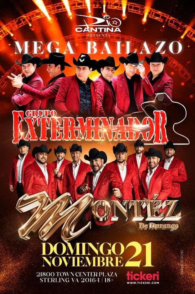 Event - MONTEZ DE DURANGO, GRUPO EXTERMINADOR EN VIVO ! STERLING VIRGINIA - Sterling, Virginia - November 21, 2021 | concert tickets