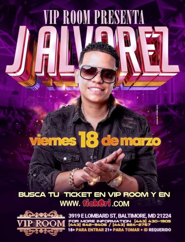 Event - J ALVAREZ EN CONCIERTO ! BALTIMORE MARYLAND - Baltimore, Maryland - March 18, 2022 | concert tickets