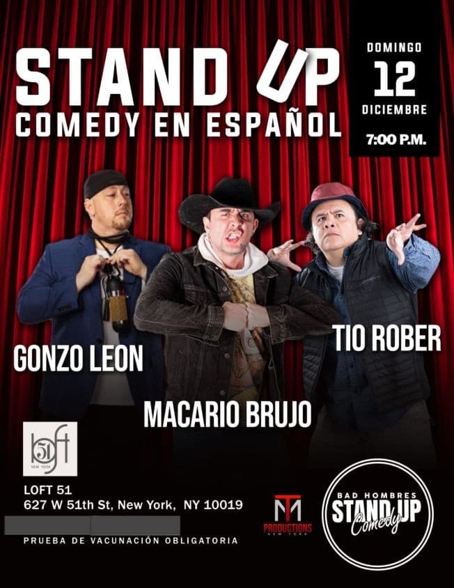 Event - TIO ROBER, MACARIO BRUJO Y GONZO LEON - New York, New York - December 12, 2021 | concert tickets