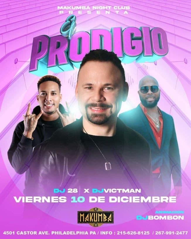 Event - EL PRODIGIO EN CONCIERTO ! PHILADELPHIA PENNSYLVANIA - Philadelphia, Pennsylvania - December 10, 2021 | concert tickets