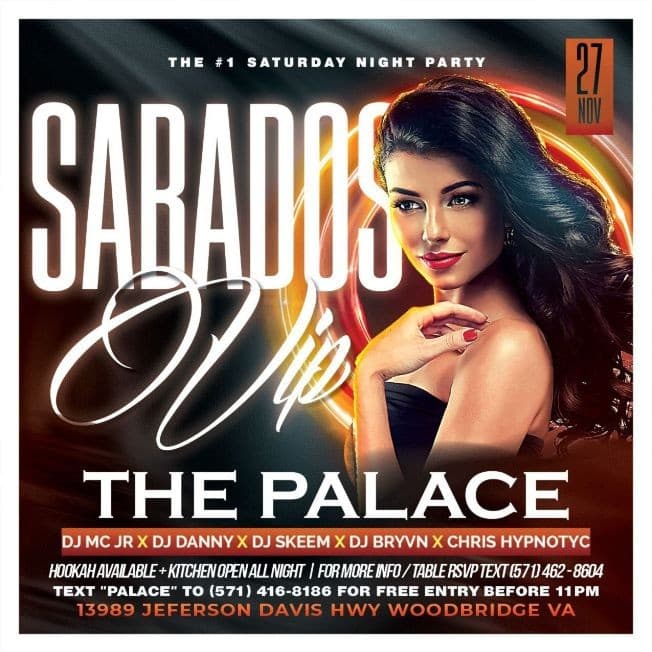 Event - SABADOS VIP AT THE PALACE ! WOODBRIDGE VIRGINIA - Woodbridge, Virginia - November 27, 2021 | concert tickets